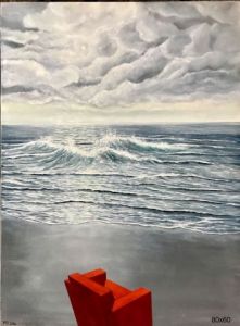 Voir le détail de cette oeuvre: club sur plage soir